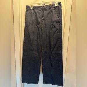 Banana Republic size 14 wide leg trouser, inseam 31.